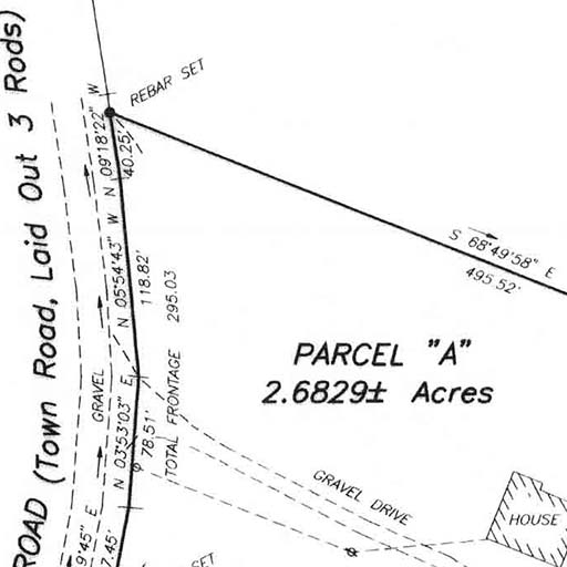 Image of a Land Survey drawing